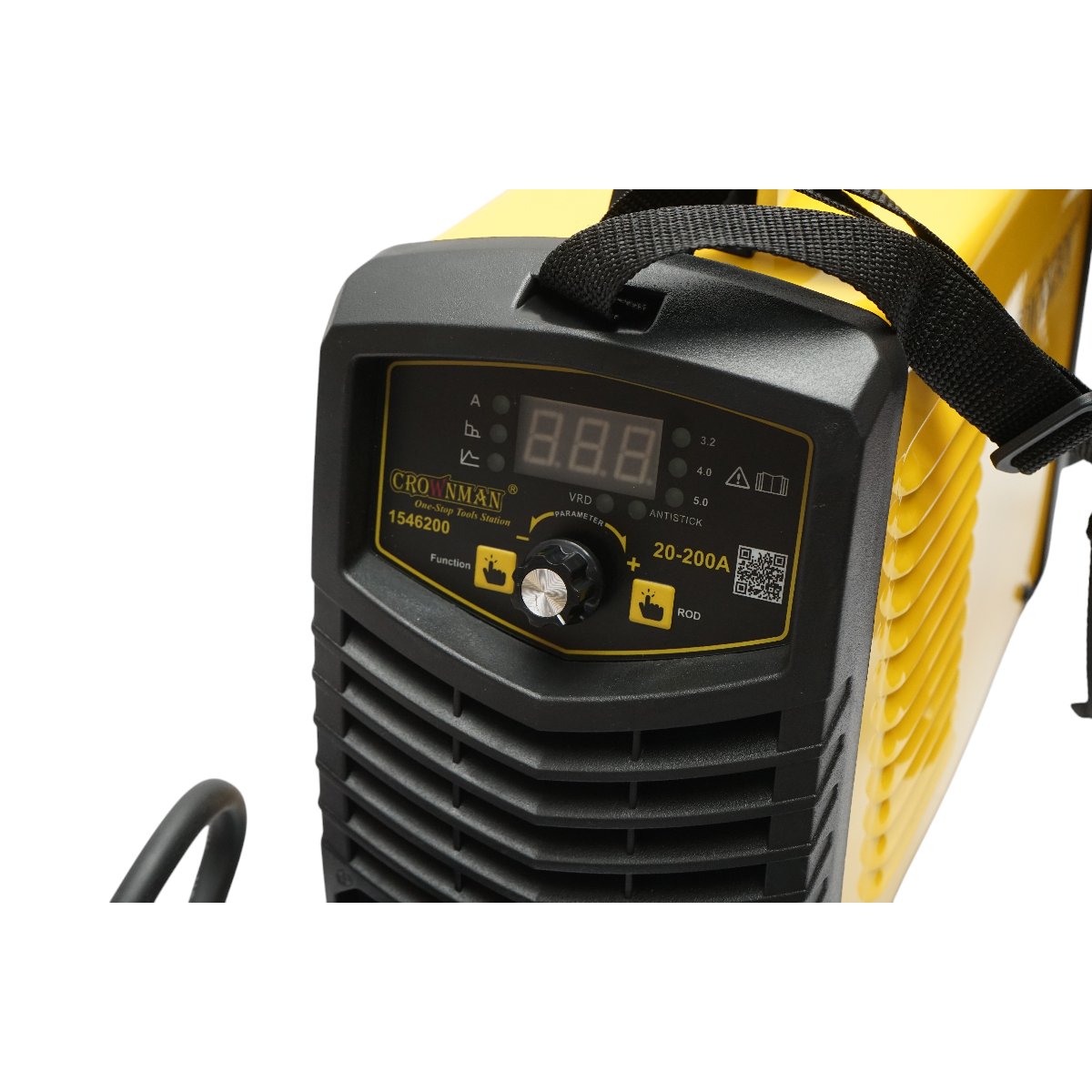 Aparat de sudura cu invertor 20-200A, 220V MMA, electrod 1.6-5mm Crownman